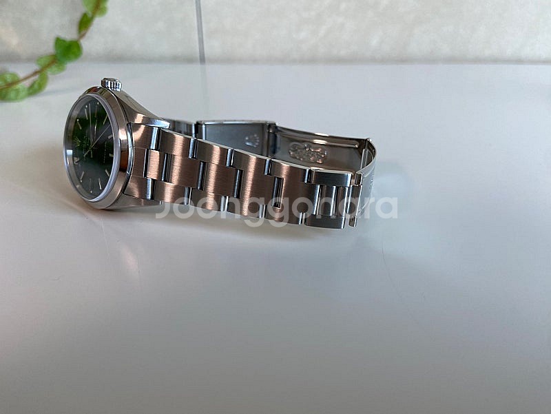 롤렉스 Rolex 에어킹 OP34 14000m 블루--3