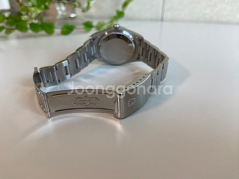 롤렉스 Rolex 에어킹 OP34 14000m 블루--4