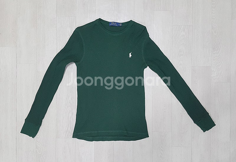 폴로 랄프로렌 와플 긴팔 라운드티 M ~95--0