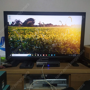 삼성 40인치 샤이니지 모니터 LH400MX2-NB (받침대, 리모컨 포함)