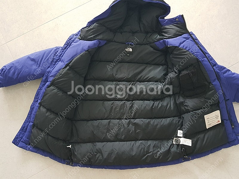 노스페이스 거위털 구스패딩 130--1