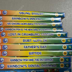 무지개 물고기 + dvd cd 20장 (택포)