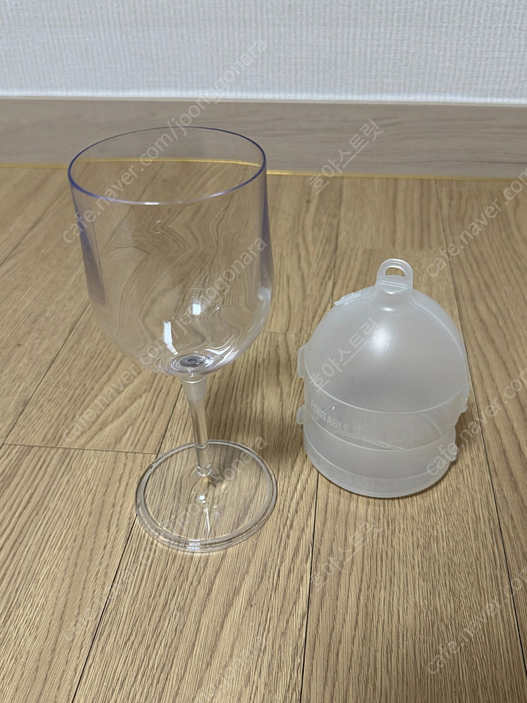 휴대용 안깨지는 와인잔 캠핑용 + 케이스 이미지