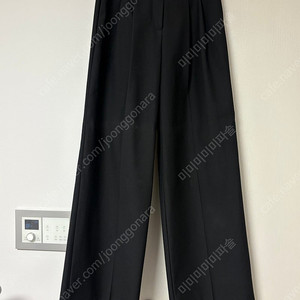45번가 ONE 핀턱 블랙 와이드 팬츠