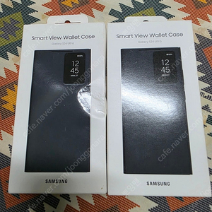 S24u 울트라 스마트뷰 월렛 케이스 미개봉 블랙