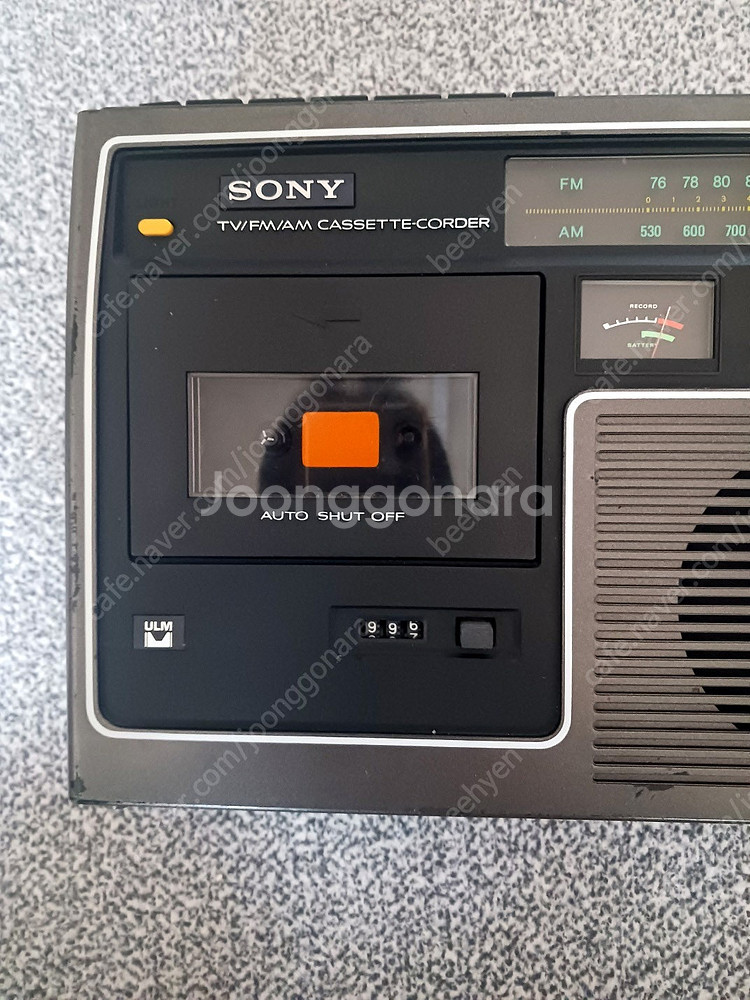 소니 빈티지 모노 라디오카세트 cf-1950(수리,부품용)--1