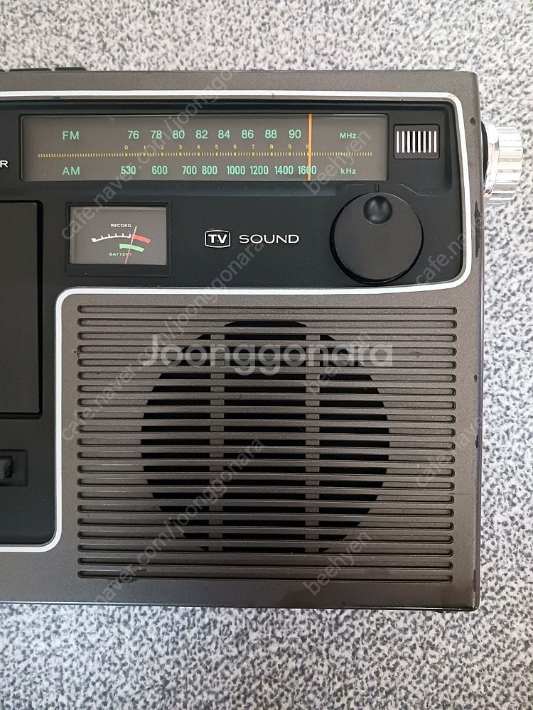 소니 빈티지 모노 라디오카세트 cf-1950(수리,부품용)--2