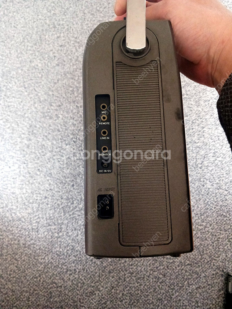 소니 빈티지 모노 라디오카세트 cf-1950(수리,부품용)--4