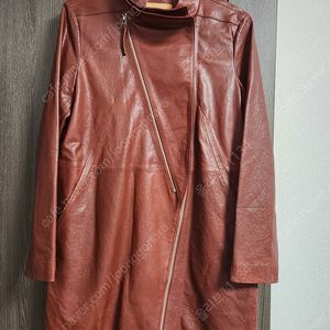 양가죽 롱자켓 55사이즈 질리오띠