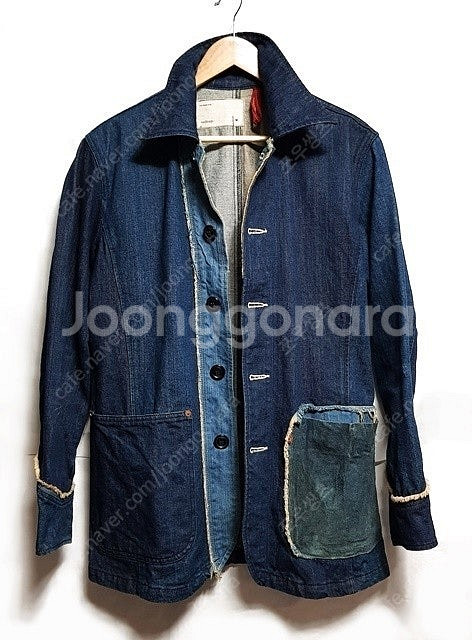 made in usa 칼하트 데님 초어 워크자켓 M--7