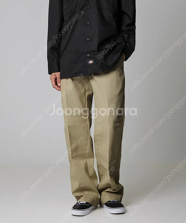 [디키즈] 더블니 85283 루즈핏 워크팬츠 Khaki 34사이즈--3