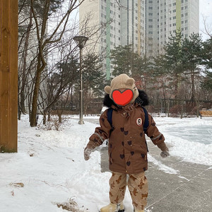 **미니로디니 K2 하트 파카/미니로디니 패딩/아기패딩/유아패딩/아기옷 110/세돌아기**