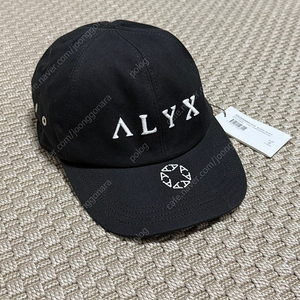 (OS) 알릭스 모노그램 로고 볼캡 블랙