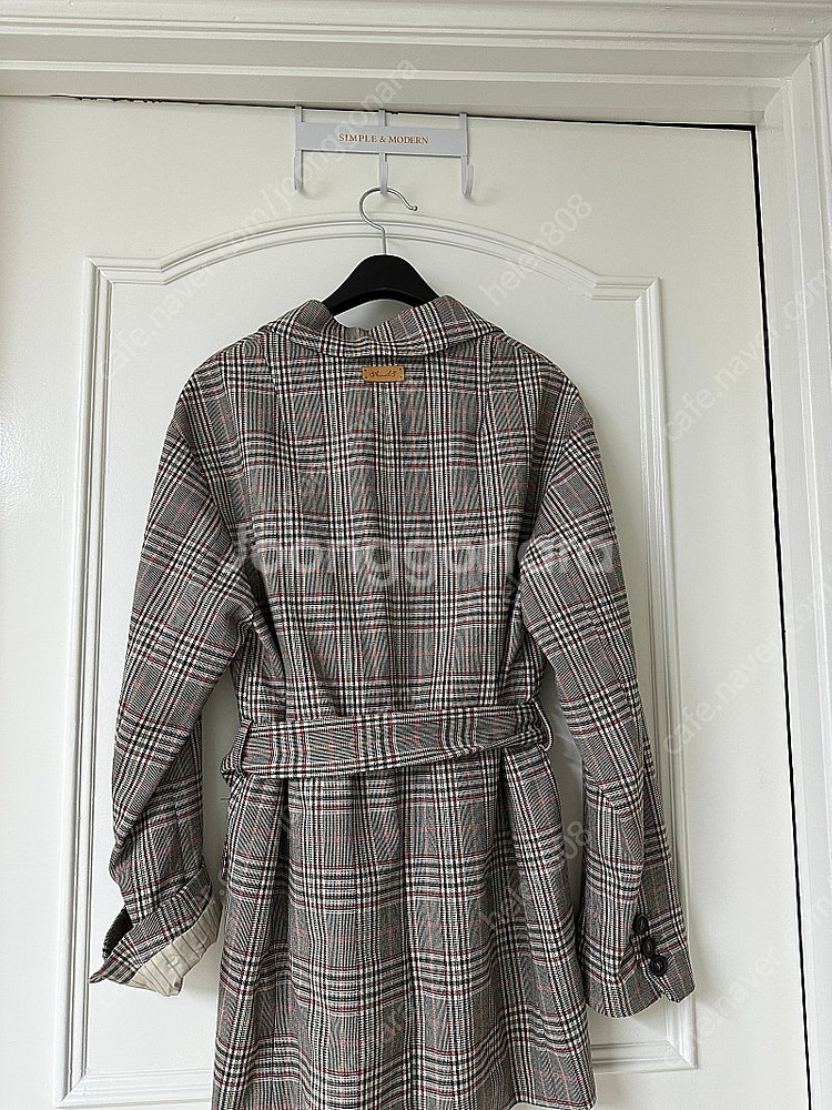 써스데이 아일랜드 체크 자켓--2