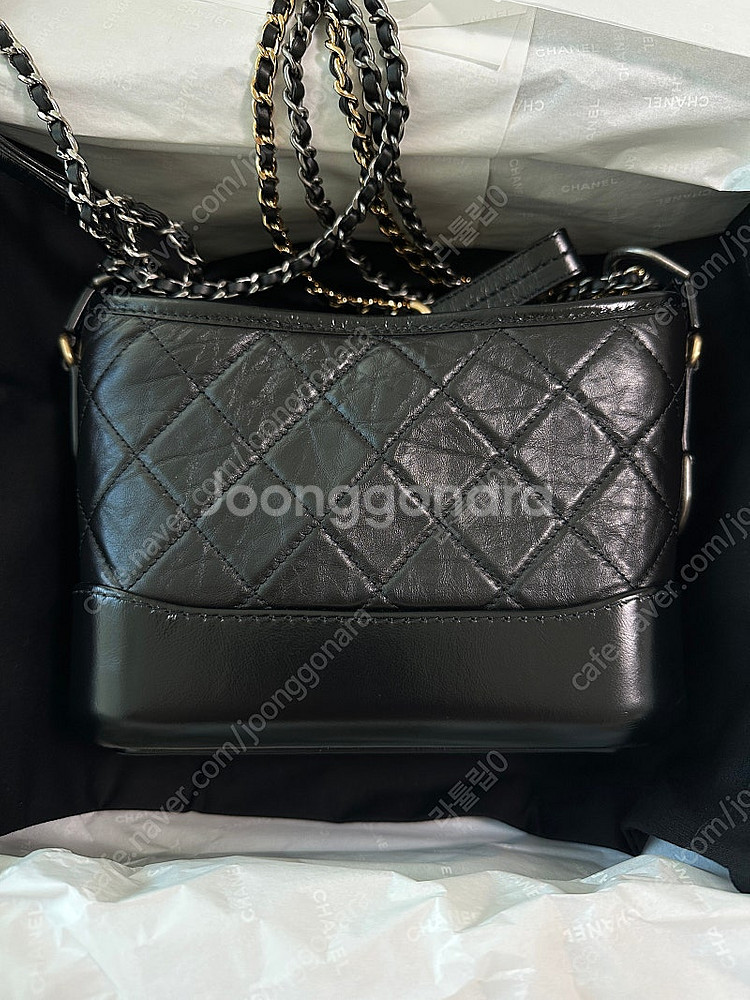 샤넬 가브리엘 호보백 스몰 블랙--2