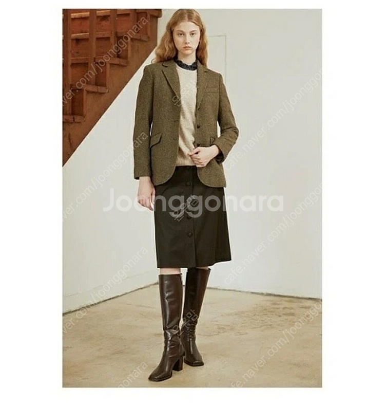 BCBG 헤링본자켓 55사이즈 B1W9J104--1