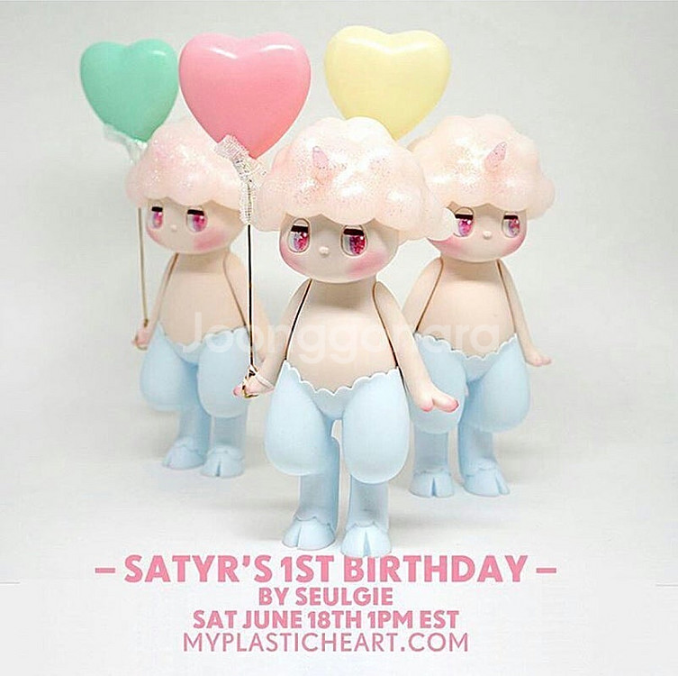 구ㅎH요) 사티로리 1, 2주년 등 핸드메이드 아트토이--1