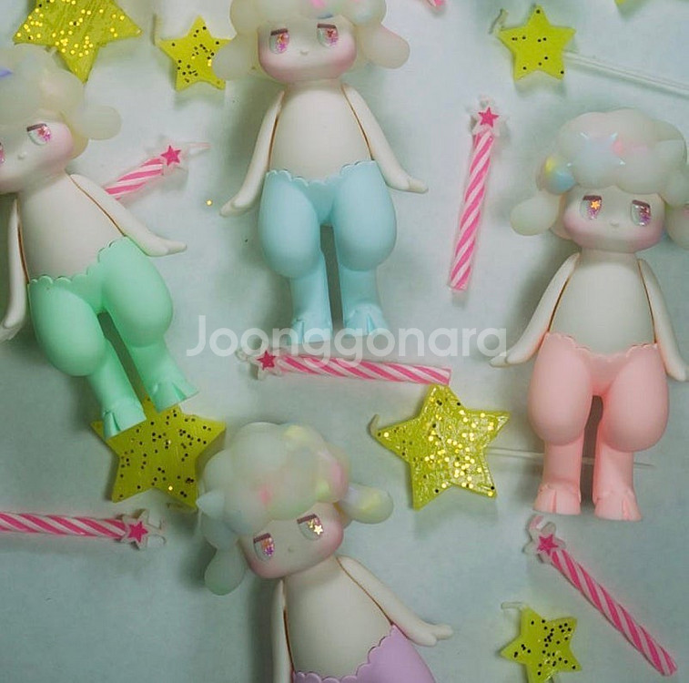 구ㅎH요) 사티로리 1, 2주년 등 핸드메이드 아트토이--2