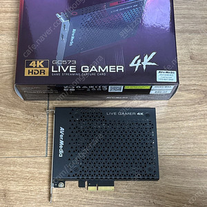 에버미디어 LIVE GAMER GC573 4K 캡쳐보드 판매합니다.