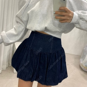 펌킨스커트(진청)미착용