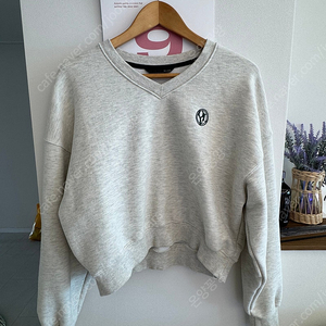 올리브 데 올리브 크롭 맨투맨