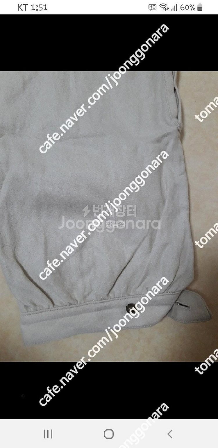 로베르토 카발리 클라쓰 베이지 모직 칠부 카고 바지 66사이즈 새상품 택포8--5