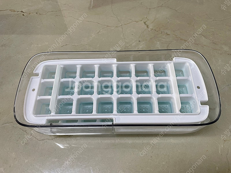 원터치 얼음틀 얼음트레이 아이스큐브 통 팝니다--2