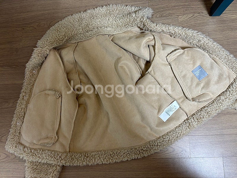 상태좋아요 에잇세컨즈 뽀글이 후리스 무스탕안감. 여성 ...--2