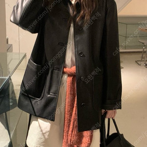 베르가못 레더 워크 자켓 택포