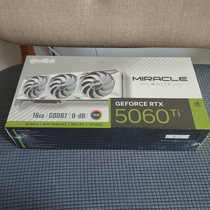 이엠텍 RTX 5060TI 5060 TI 16GB 화이트 그래픽카드 미개봉 새상품