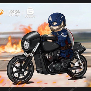 레고 커스텀 빅가이 캡틴아메리카 바이크 팝니다