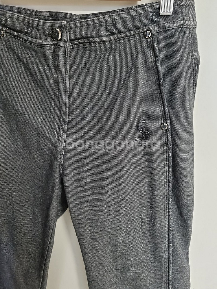 마인 MINE 다크그레이 컬러 데님 바지--3