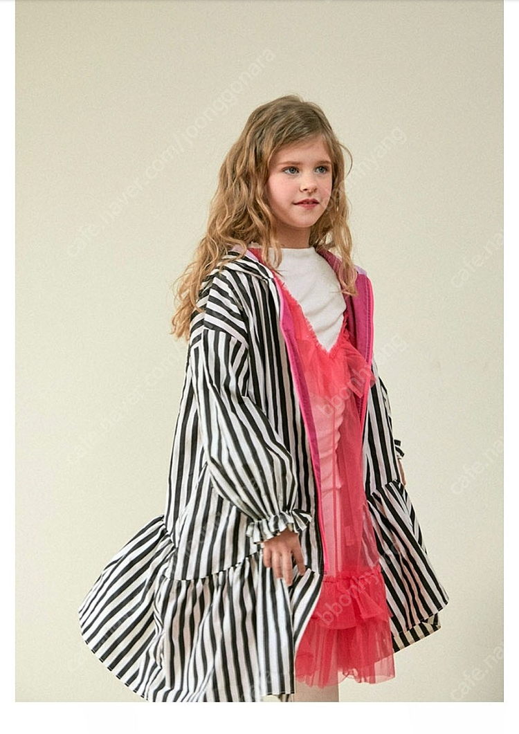 마틸다앤와이 아동용 강아지 프릴 트렌치코트 7y--2