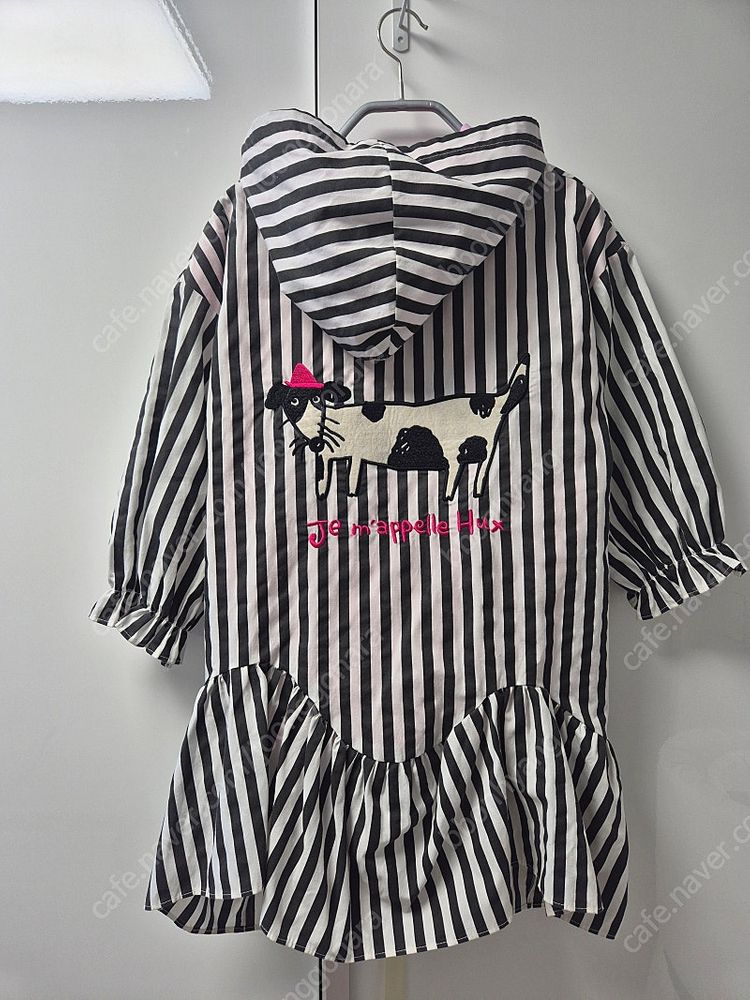 마틸다앤와이 아동용 강아지 프릴 트렌치코트 7y--7