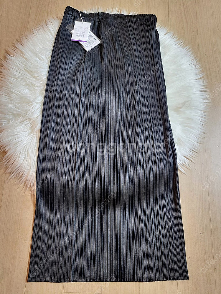 플리츠플리즈 스커트 베이직 스커트 블랙 2사이즈--1