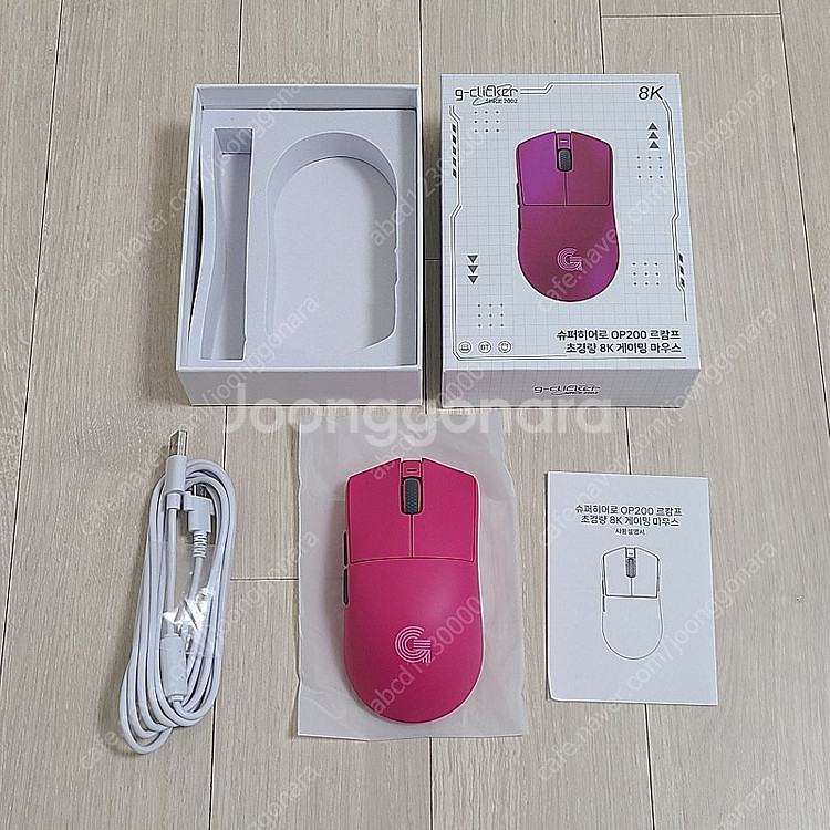 지클릭커 르캄프2 8K 게이밍 마우스 OP200--0