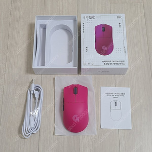 지클릭커 르캄프2 8K 게이밍 마우스 OP200