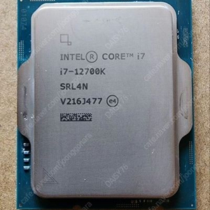 i7 12700K (그래픽탑재,285500원) / i7 3770K (56600원)