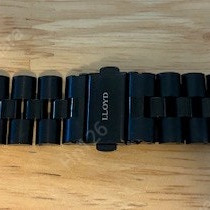 애플워치 44mm 호환 로이드 메탈 스트랩 블랙