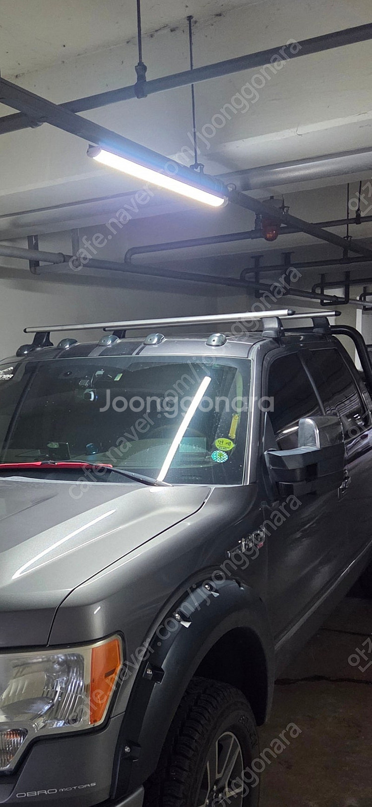 툴레 차량용 루프랙 문틀형 가로바 판매합니다.--0