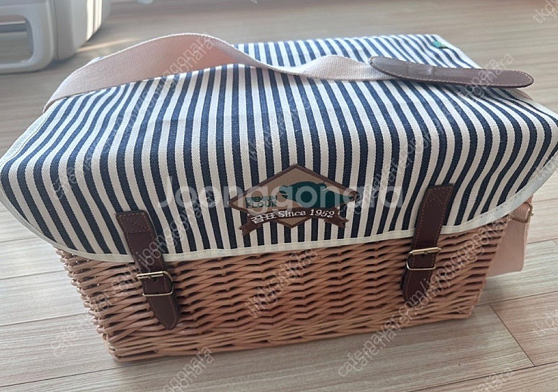 곰표 라탄 바구니 피크닉 세트--2