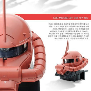 1/35샤아자쿠2헤드+RG퍼스트,1/35검은삼연성헤드