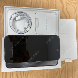 아이폰15프로맥스 256gb 화이트 애플케어 미국판 카메라무음