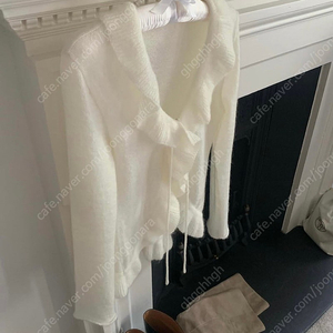 더위시 리즈 제작 Senne ruffle cardigan