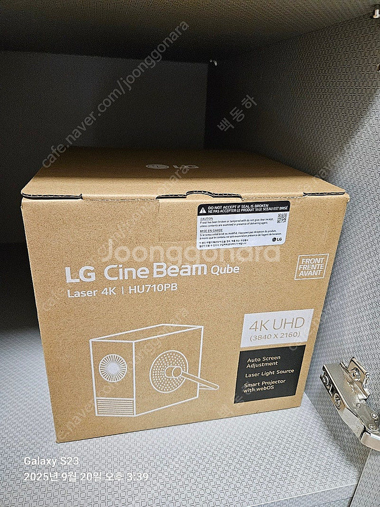 LG 시네빔 큐브 미개봉 새상품 HU710PB--0