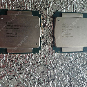 인텔 제온 E5-2699 v3 CPU 2개 (수원 5만)
