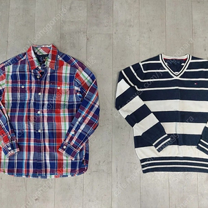 아동 타미 8-10 남방&니트