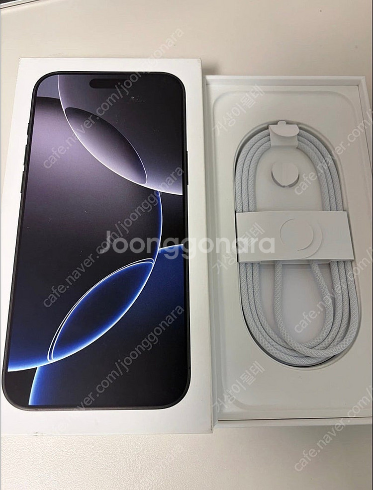 아이폰16프로맥스 512기가 블랙티타늄--3