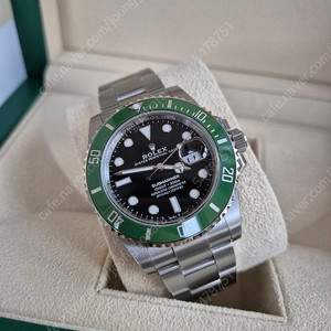로렉스 서브마리너 그린 스타벅스 126610LV 국내백화점 판매합니다