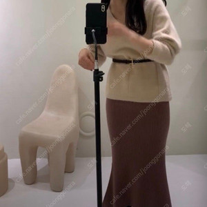 시에 헤이즐 라쿤 스웨터, 세레나 홀가먼트 스커트